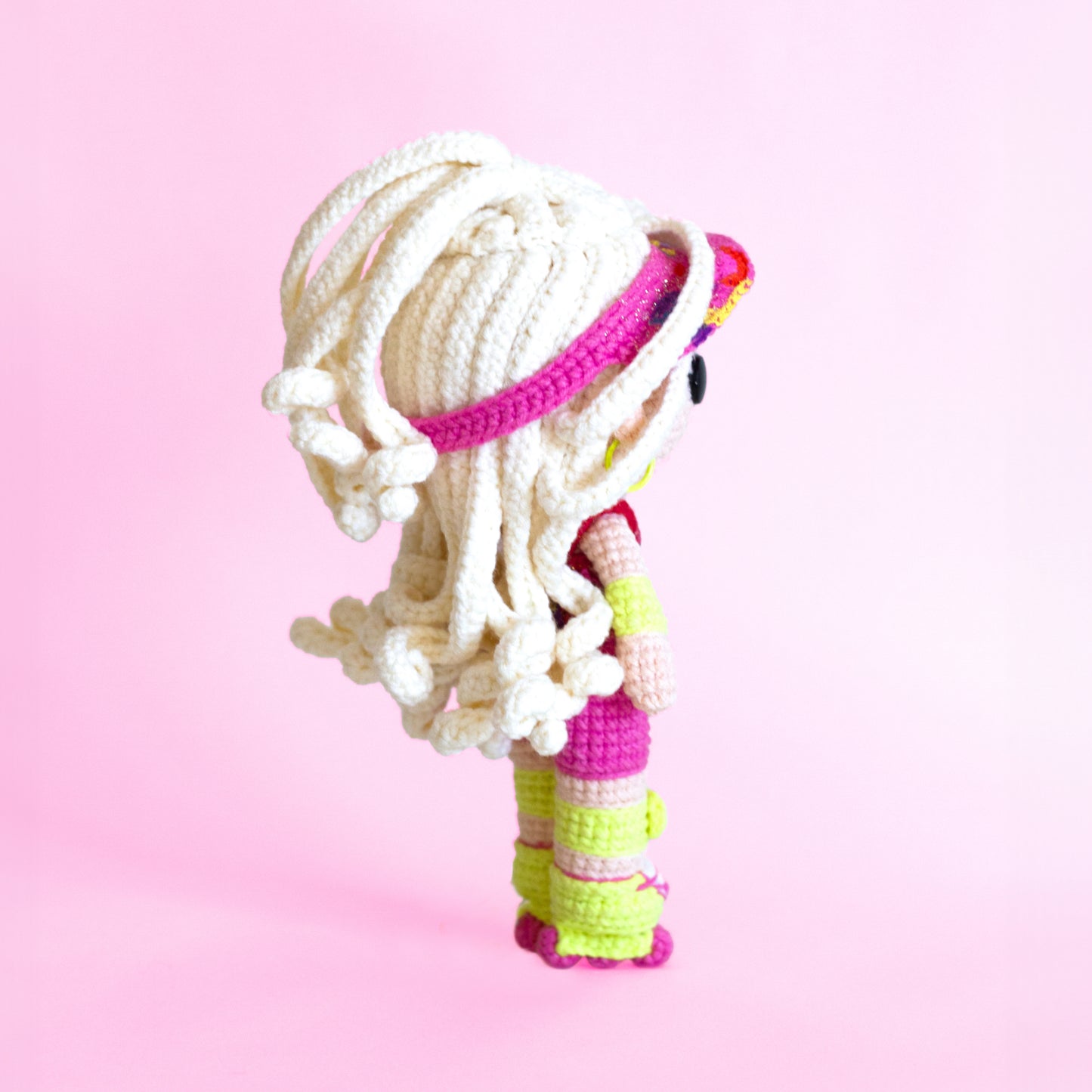 Barbie On Roller Skates Doll Amigurumi Crochet Pattern PDF