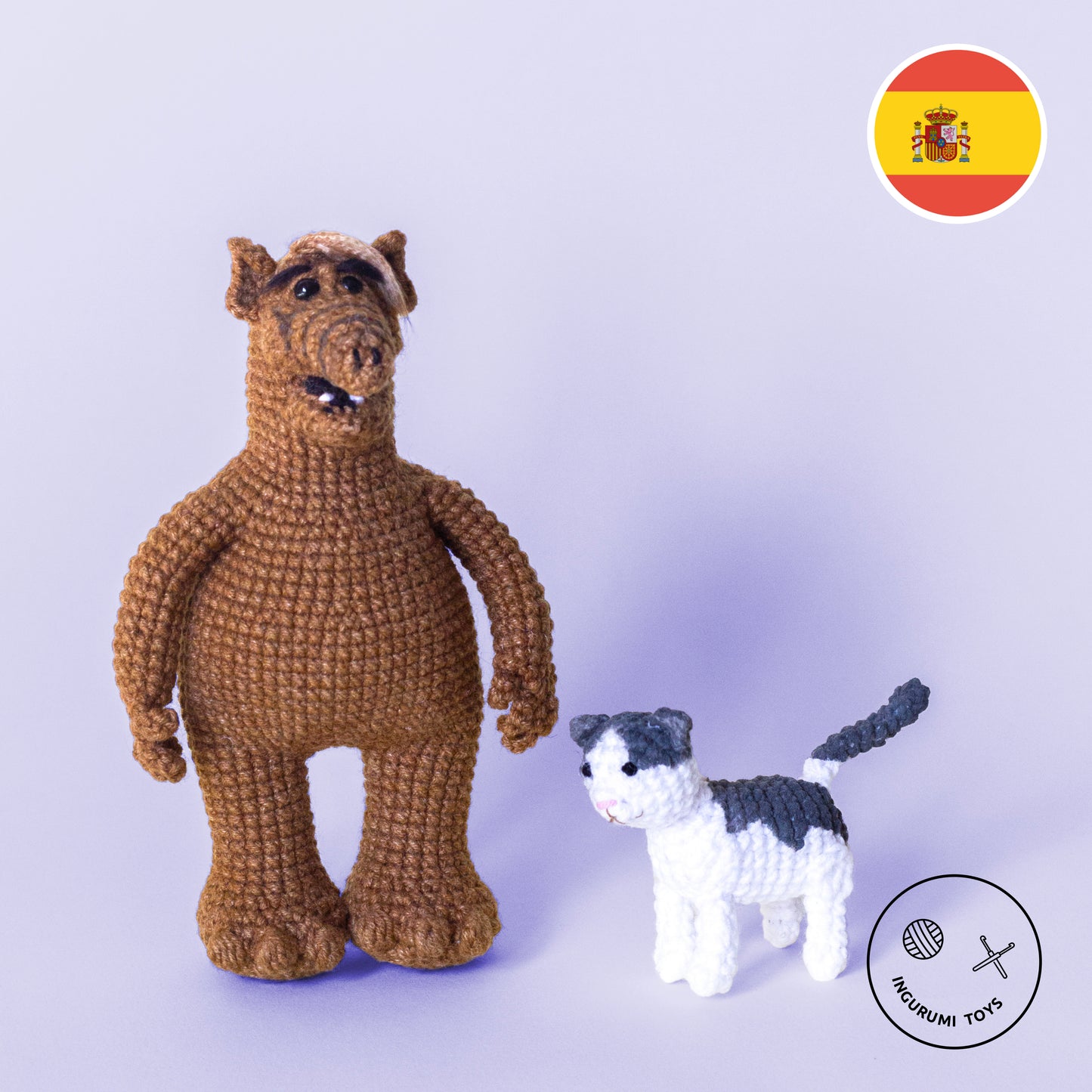 ALF Amigurumi: Patrón PDF para hacer la juguete de ALF