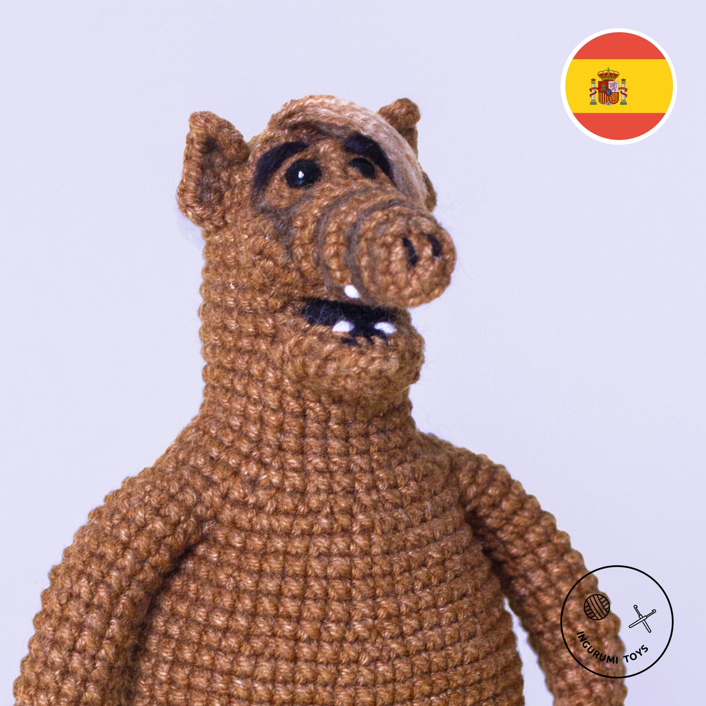 ALF Amigurumi: Patrón PDF para hacer la juguete de ALF