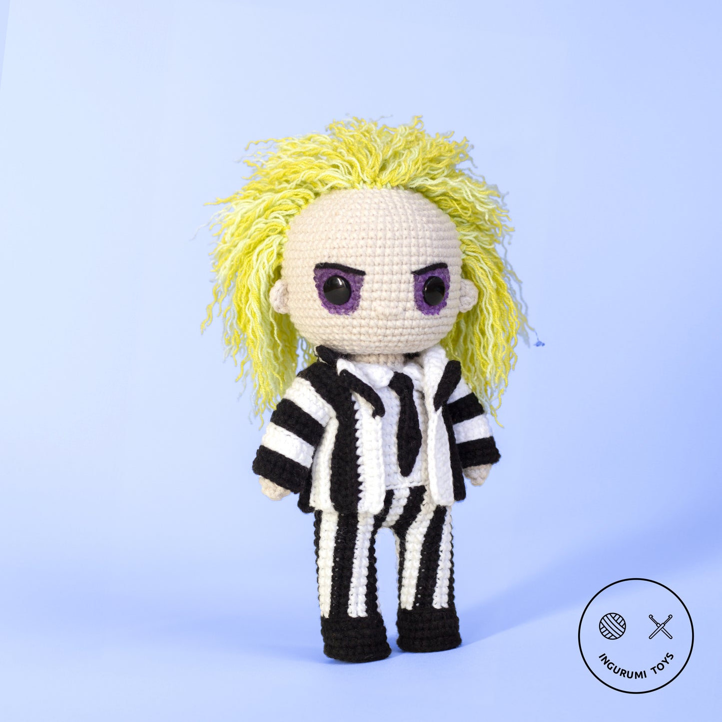 Beetlejuice Amigurumi Doll Crochet Pattern PDF