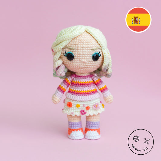 Patrón PDF de Muñeca Amigurumi de Enid Sinclair