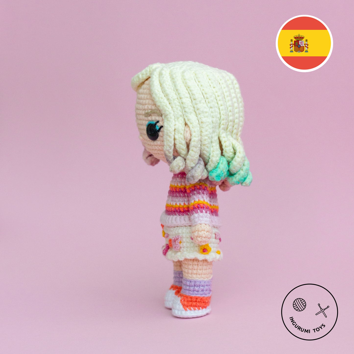 Merlina Addams & Enid Sinclair amigurumi patrón muñeca PDF