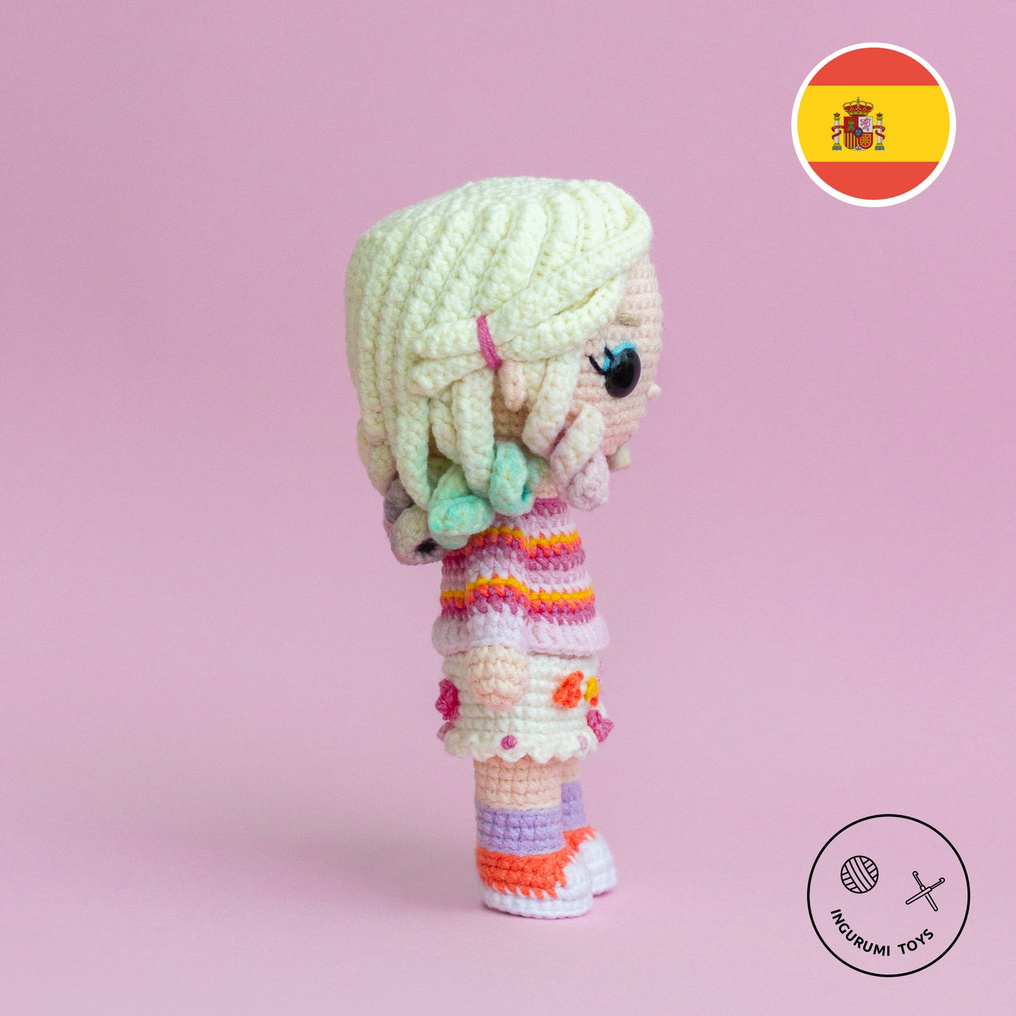 Merlina Addams & Enid Sinclair amigurumi patrón muñeca PDF