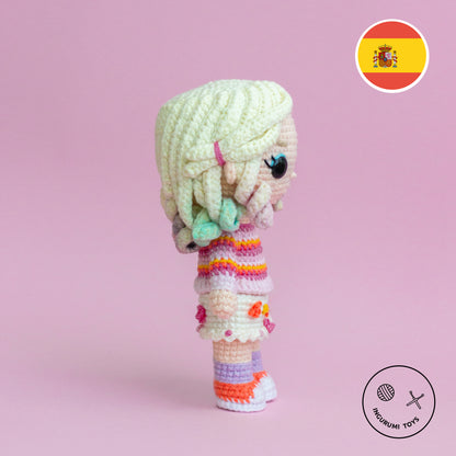 Merlina Addams & Enid Sinclair amigurumi patrón muñeca PDF