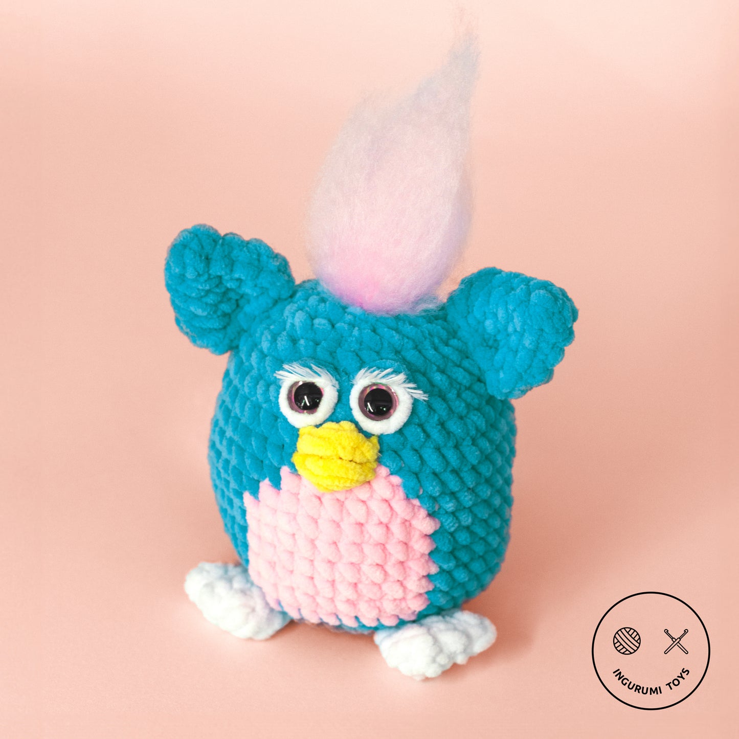 Furby Plushie Toy Amigurumi Crochet Pattern PDF