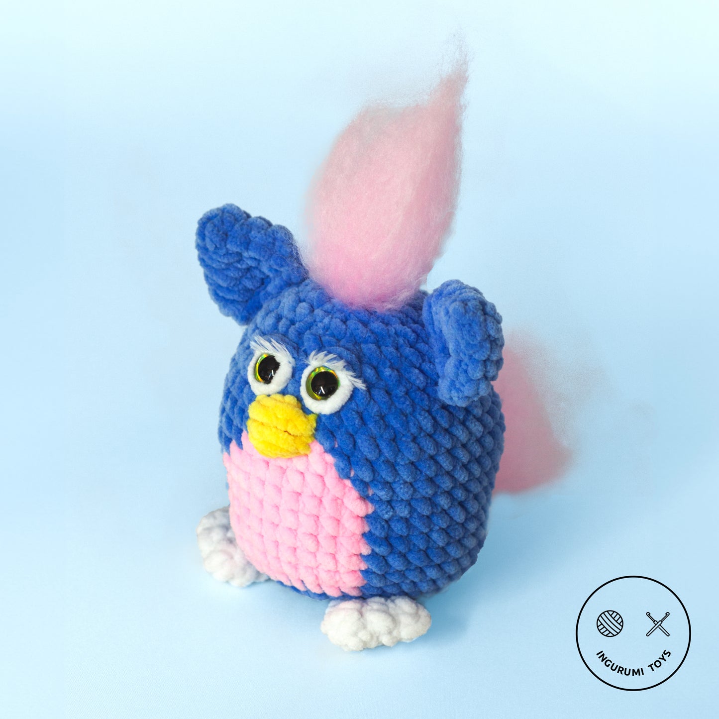 Furby Plushie Toy Amigurumi Crochet Pattern PDF