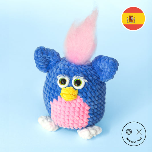 Patrón PDF de Amigurumi Peluche inspirado en Furby