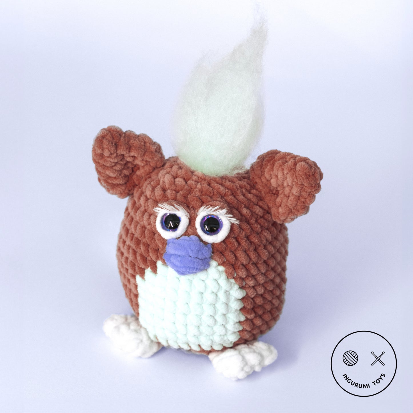 Furby Plushie Toy Amigurumi Crochet Pattern PDF