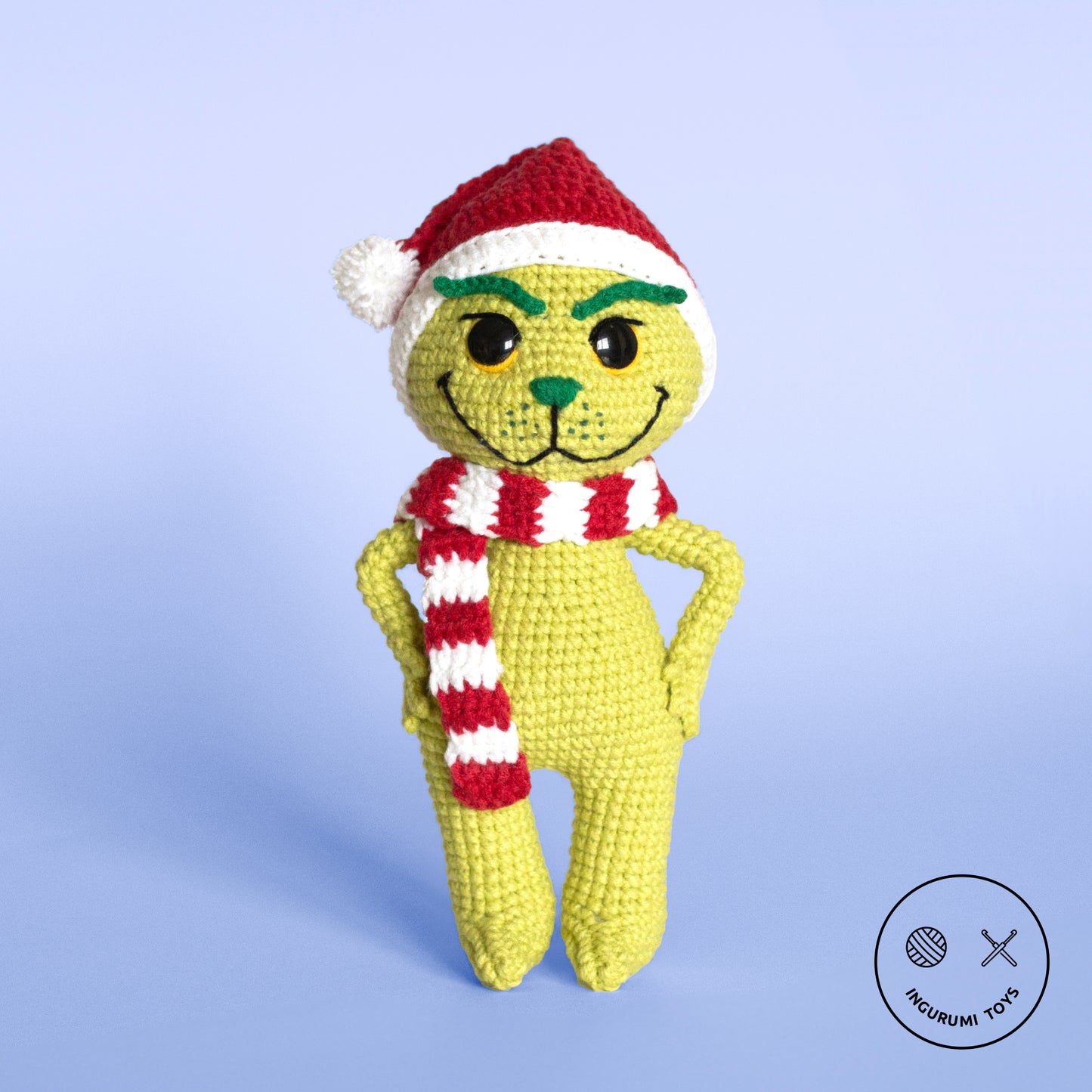 Grinch Amigurumi Toy Crochet Pattern PDF