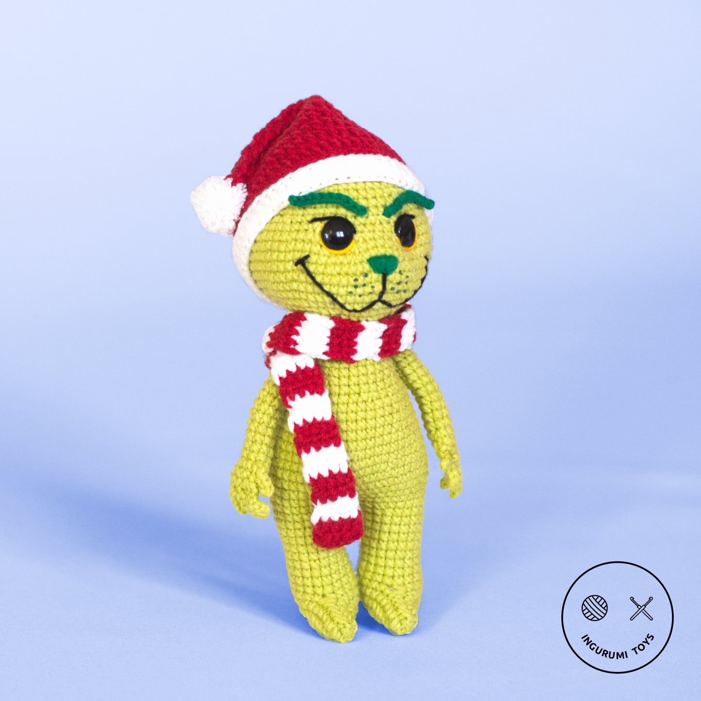 Grinch Amigurumi Toy Crochet Pattern PDF