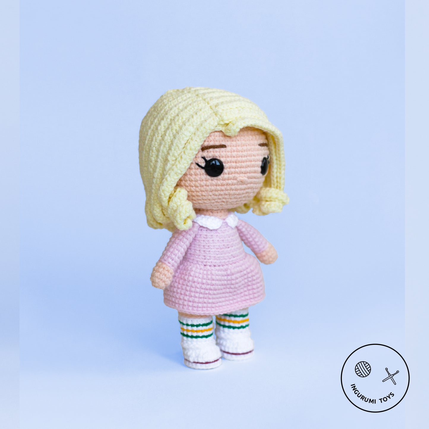 Eleven Crochet Amigurumi Doll Pattern PDF, Stranger Things Inspired