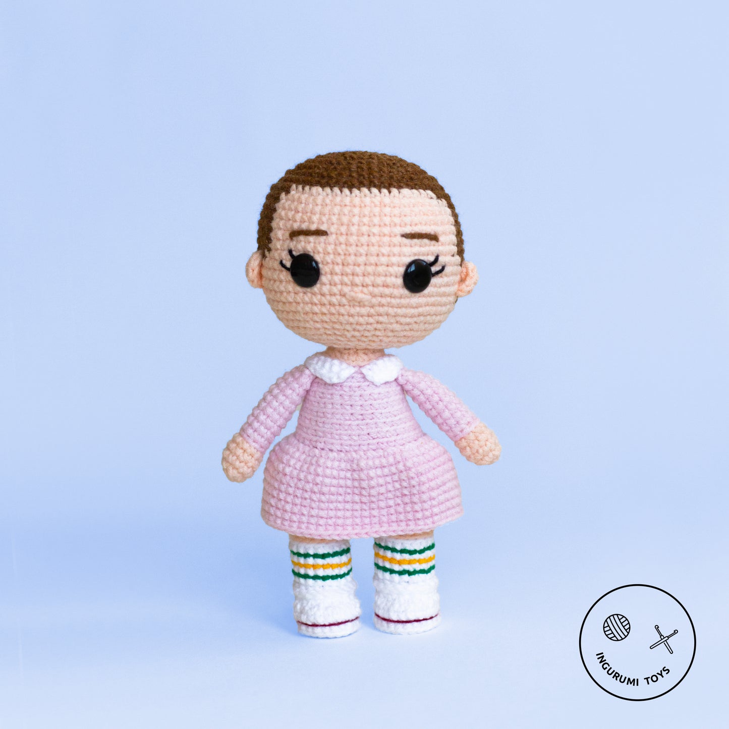 Eleven Crochet Amigurumi Doll Pattern PDF, Stranger Things Inspired