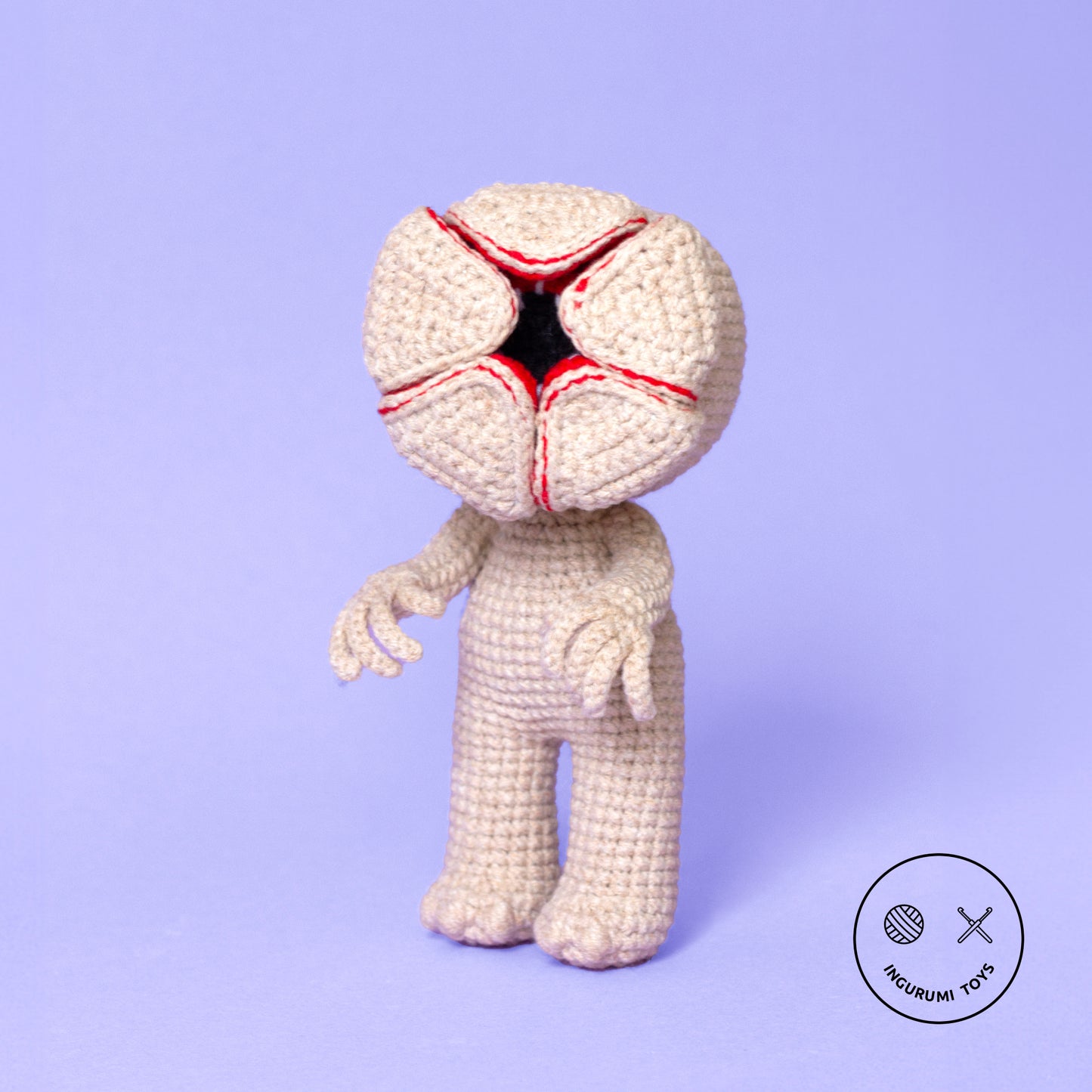 Patrón de crochet juguete Demogorgon Amigurumi PDF
