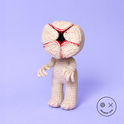 Patrón de crochet juguete Demogorgon Amigurumi PDF