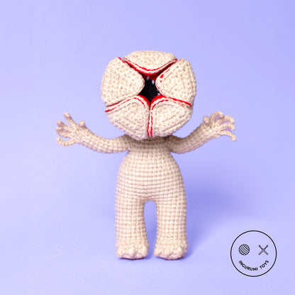 Patrón de crochet juguete Demogorgon Amigurumi PDF