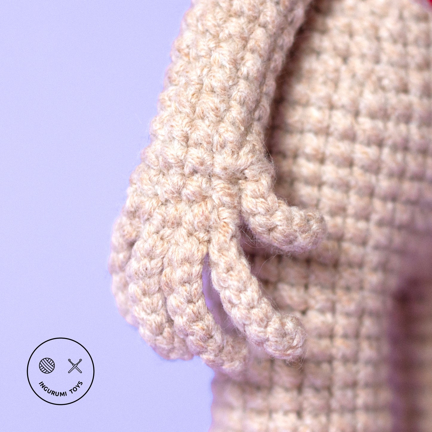 Patrón de crochet juguete Demogorgon Amigurumi PDF