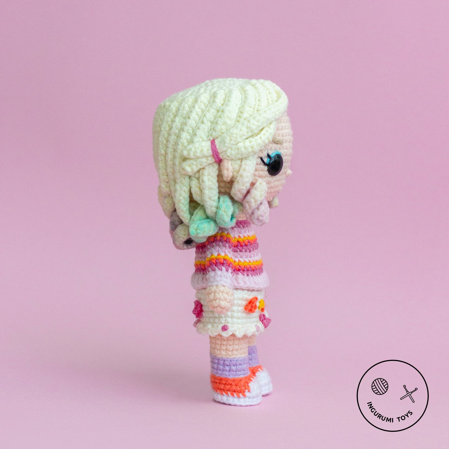 Wednesday Addams and Enid Sinclair Amigurumi Crochet Doll PDF Pattern