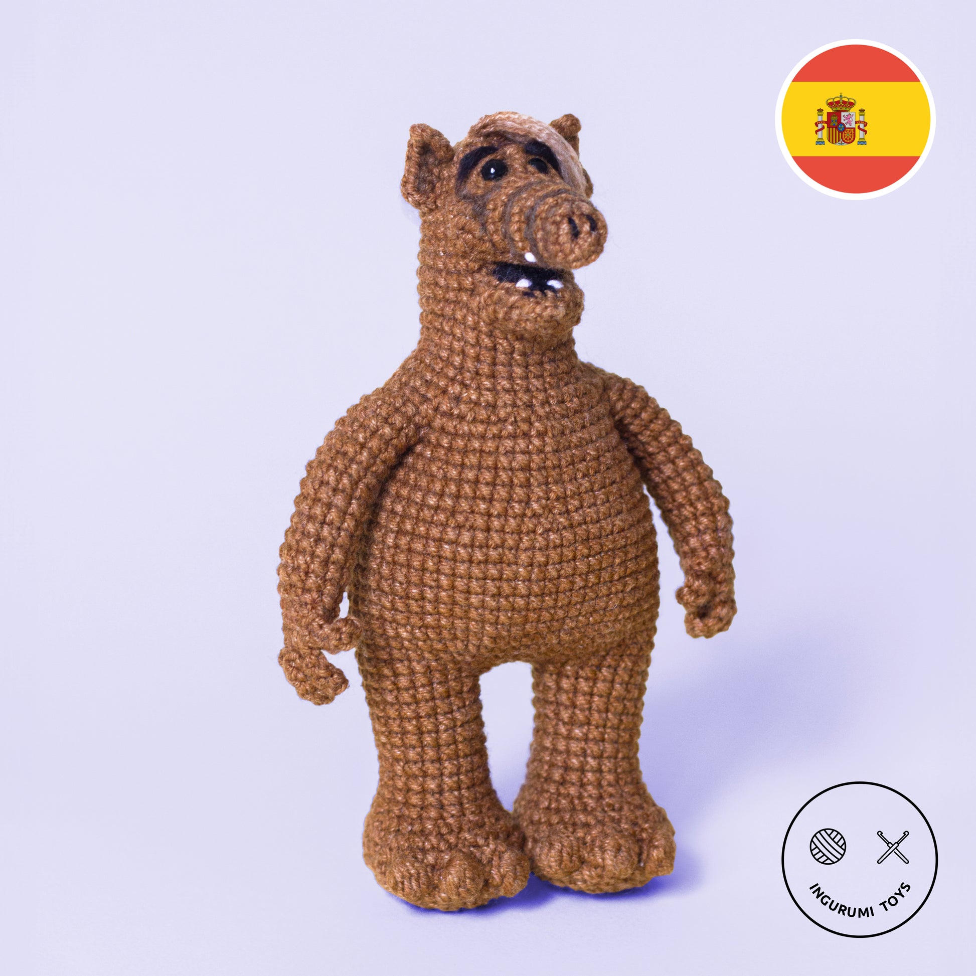 ALF amigurumi juguete patrón PDF – haz tu muñeco tejido