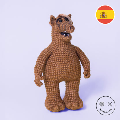 ALF amigurumi juguete patrón PDF – haz tu muñeco tejido